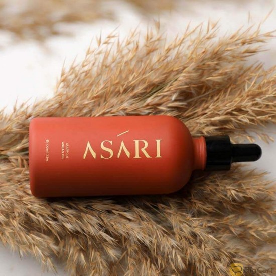 Asari pure organic argan oil is extracted from argan trees - It significantly hydrates and moisturizes your hair skin and nails - 100ML