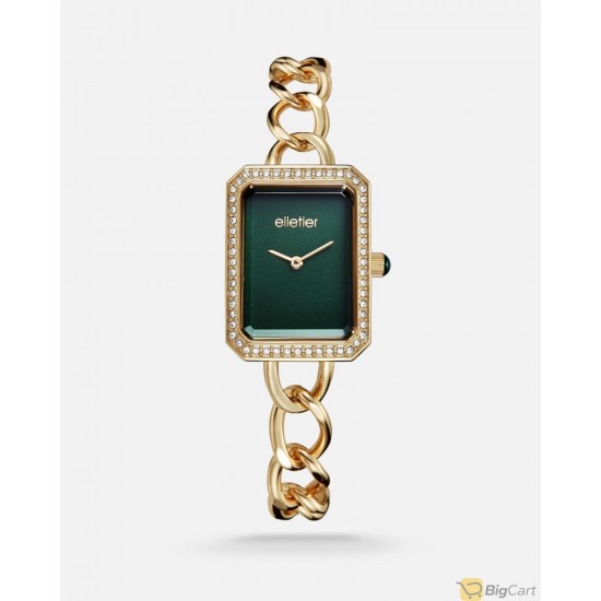 Eltier Women's Watch with Steel Band, Gold Tone, TOA044L010801
