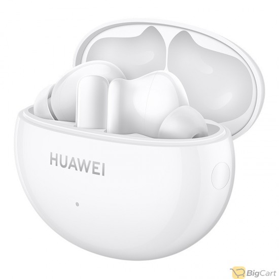 HUAWEI FreeBuds 5i Wireless Earphone TWS Bluetooth Earbuds Hi-Res sound multi-mode noise cancellation 28 hr battery life Dual device connection Water resistance Comfort wear Ceramic White