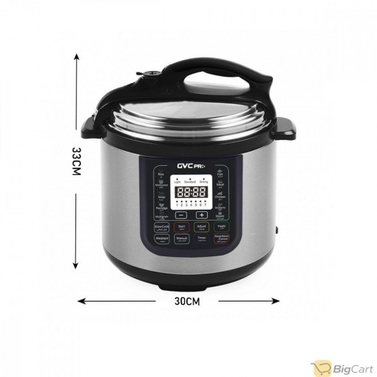 GVC electric pressure cooker, 10-liter capacity, 1400 watts. GVPC - 1000