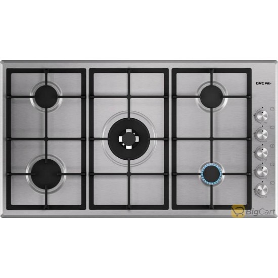 GVC Pro Surface Oven, 5 burners, built-in gas, heavy grate, 60*90 - GVC259