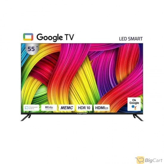 General Supreme 55 inch  Ultra HD (4K-UHD)  Smart Google TV (HDR) (Dolby Audio)  (Google TV)  GSG554KC