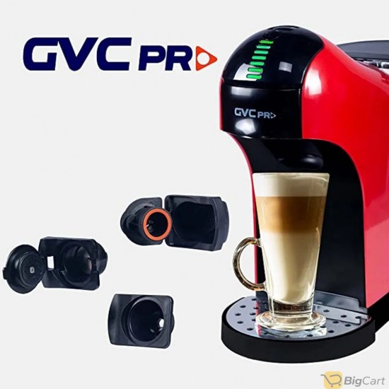  صانعة القهوة جي في سي برو متعددة الكبسولات بجميع أنواعها 3 في1 1400 واط - GVCM-1909