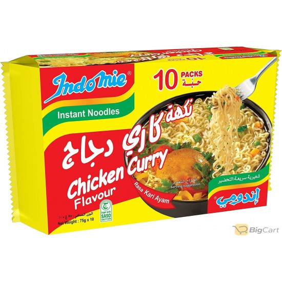 Indomie noodles chicken curry flavor 75 grams