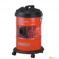 GVC Pro Drum Vacuum Cleaner, 21 Liters, 2000 Watts - GVC-2000
