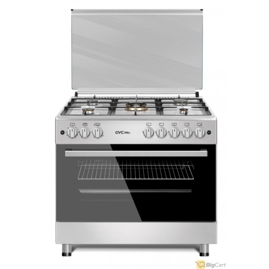 Gas oven with 5 Turkish burners from GVC Pro size 60 * 90 GVC-402 copper