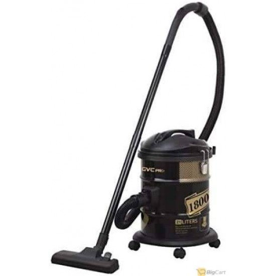 GVC Pro Drum Vacuum Cleaner, 21 Liters, 1800 Watts - GVC-1800