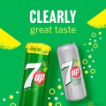7Up soft drink, one glass pack of 24 bottles of 250 ml