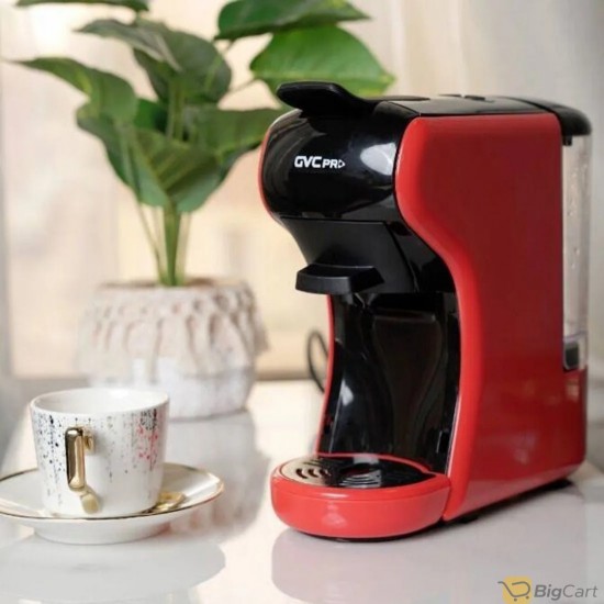 GVC Pro Multi-Capsule Coffee Maker, 3 in 1, 1450 Watts - GVCM-1904