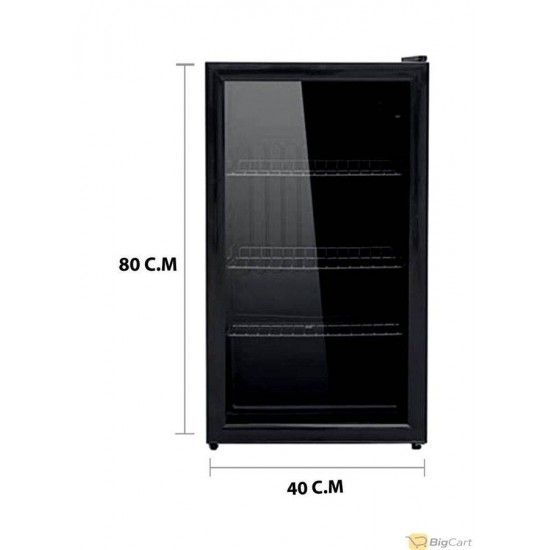 Glass Door Display Refrigerator 2.6 Feet / 73 Liters, D160SC22
