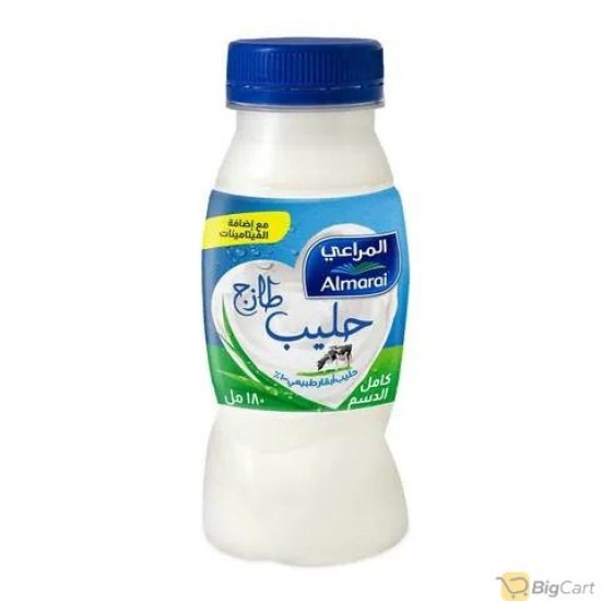 Almarai fresh full fat milk with added vitamins 180 ml