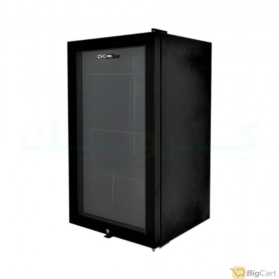 GVC Pro Glass Display Refrigerator, 4 Feet, Black - GVRG-125