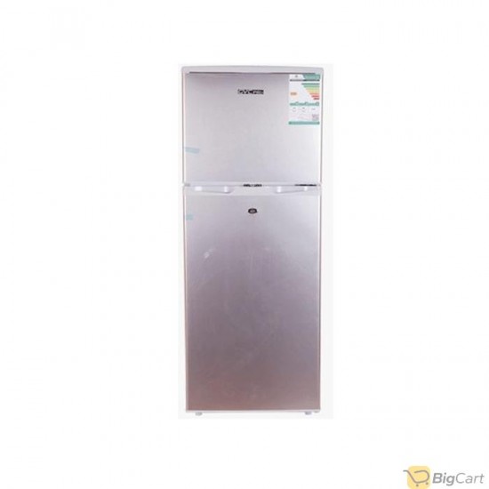 GVC Pro Double Door Refrigerator - 5 Feet - GVCRF-260S, Silver