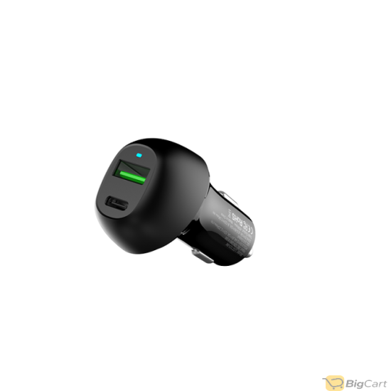 Levore Car Charger 45W USB-C PD and USB - Black