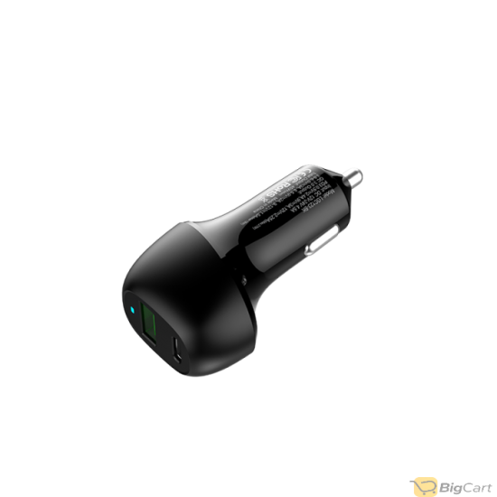 Levore Car Charger 45W USB-C PD and USB - Black