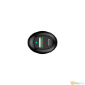 شاحن سيارة ليفوري 45 واط منفذ PD و منفذ USB - أسود