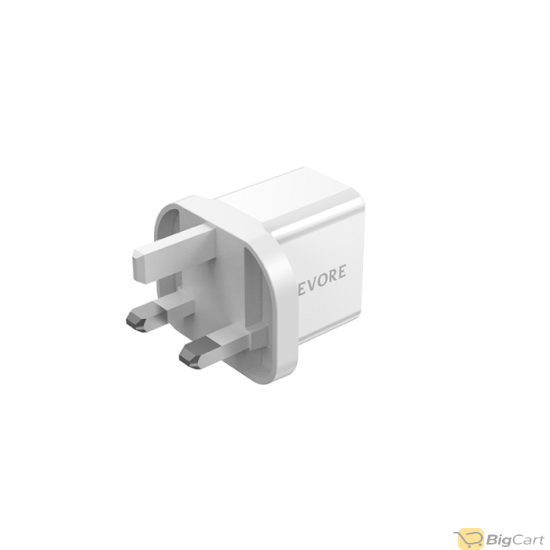 Levore Wall Charger 25W USB-C PD Adapter - White