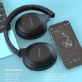 Levore Wireless Bluetooth Headphones with Noise Cancelling - Black