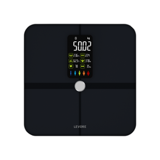 Levore Smart Scale Body Fat - Black