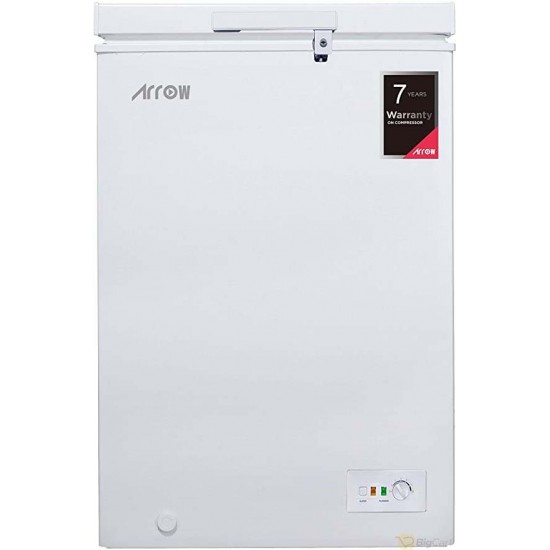 Arrow Chest Freezer 3.5 CU.FT 100 Liters White RO-160F