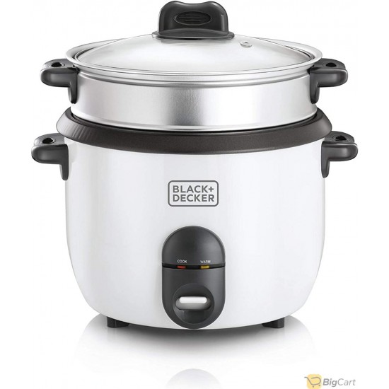 Black and Decker 1.8 Liter Rice Cooker (RC1850-B5-SP)