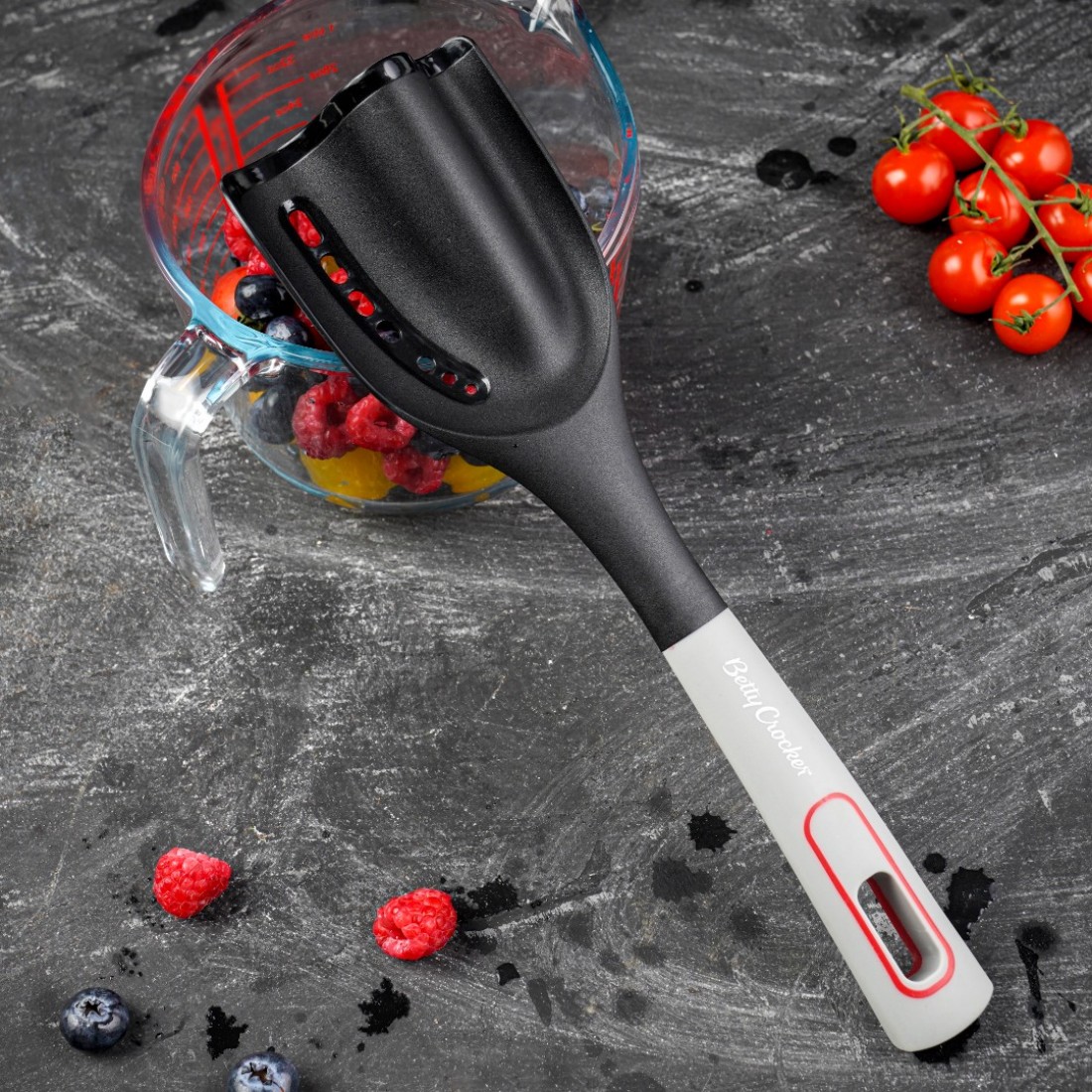 Betty Crocker Meat Chop Turner Black & Grey