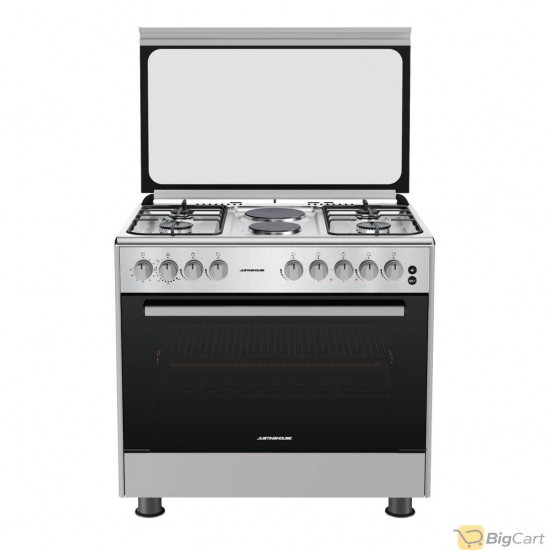 JUSTINGHOUSE Oven 4 Burner with 2 Electric Stove 90*60 – JSFF9091