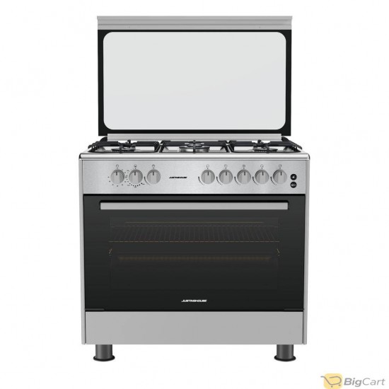 JUSTINGHOUSE Gas Oven, 5 Burners, Heavy Hob, 90*60 cm – JSFF9623