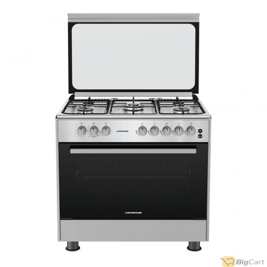 JUSTINGHOUSE Gas Oven, 5 Burners, Heavy Hob, 90*60 cm – JSFF9623