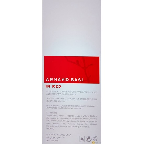 Armand Basi In Red, 100 ml