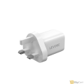 Levore Wall Charger 33W USB-C PD and USB-A Port - White