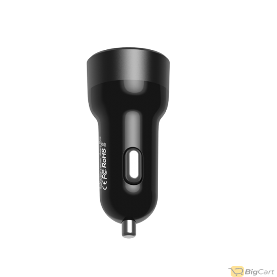 Levore Car Charger 51W USB-C PD and USB-A- Black