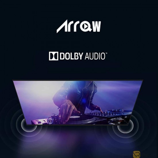 ARRQW 65 INCH LED 4K UHD HDR Smart TV, Black .RO-65LEG
