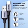 Ugreen USB-C Male to USB 2.0 Male Cable Aluminum Braid 3m - Space Gray