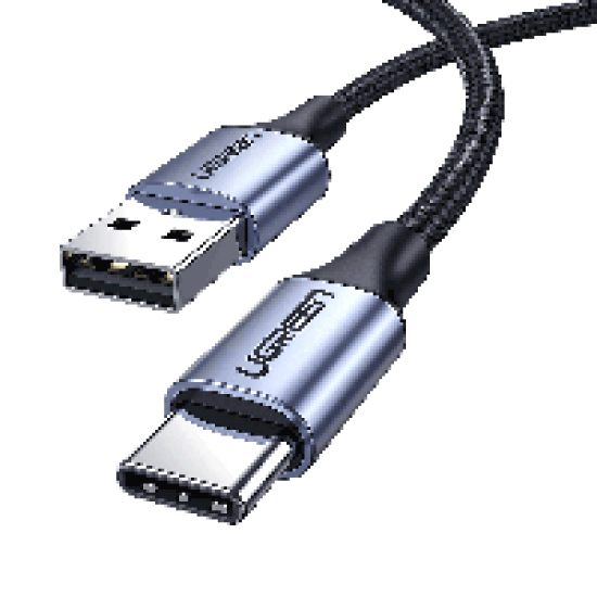 Ugreen USB-C Male to USB 2.0 Male Cable Aluminum Braid 3m - Space Gray