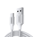 Ugreen USB-C Male to USB 2.0 Male Cable Aluminum Braid 3m - Silver