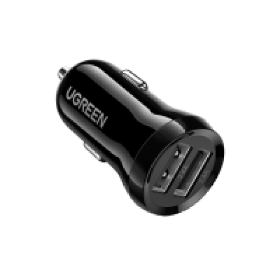 Ugreen Dual USB Car Charger 24W - Black