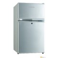 Justinghouse Double Door Refrigerator, 2.8 Feet Capacity - Silver JSRF-89D