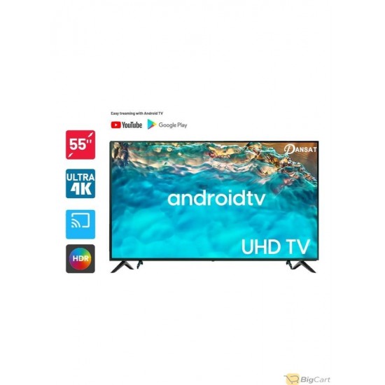 55 Inch Dansat 4K Ultra HD Smart TV Webos with Wall Mount