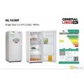 General Lines single door refrigerator 5.3 feet capacity white color -  GL163DF