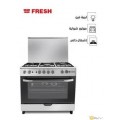 Fresh Gas Oven 5 Burners - 60*90 cm - Full Safety - Steel