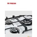 Fresh Gas Oven 5 Burners - 60*90 cm - Full Safety - Steel