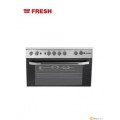 Fresh Gas Oven 5 Burners - 60*90 cm - Full Safety - Steel