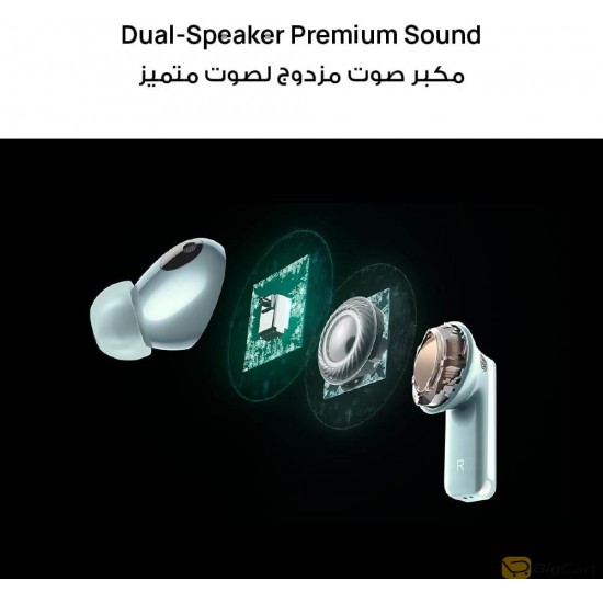 HUAWEI FreeBuds Pro 3 Wireless Bluetooth Earphones - Ultra-Hearing Dual Driver - Pure Voice 2.0 - Intelligent ANC 3.0 - Triple Adaptive EQ - Dual-Device Connection - iOS & Android - Green