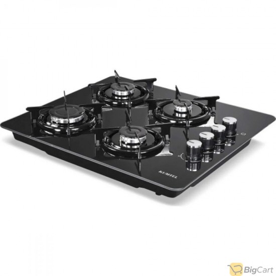  kumtel BUILT IN Glass Hob 4-Burner Gas Stove Black 60x60\n\n