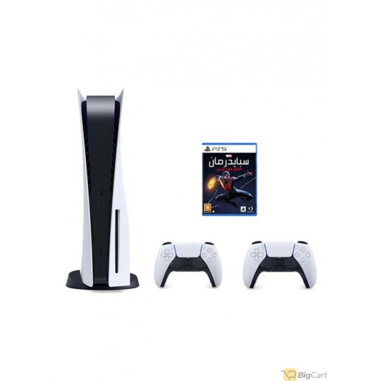 Sony PlayStation 5 Console (Disc Version) With Extra Controller And Spider-Man: Miles Morales