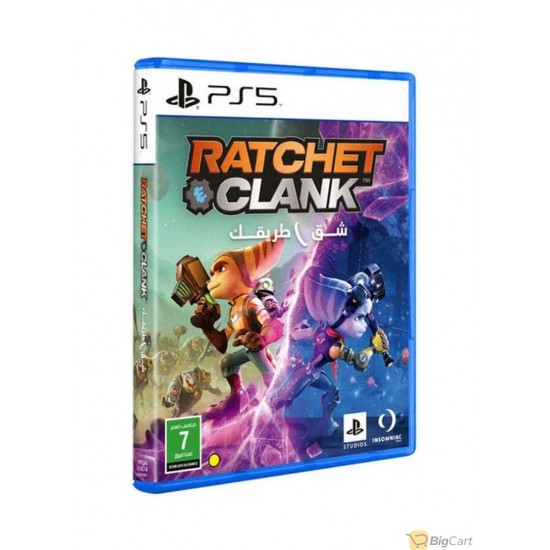 سوني جهاز ألعاب بلايستيشن 5 (نسخة قرصية) مع لعبة "Ratchet And Clank - Rift Apart"