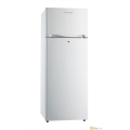 Justinghouse Silver Double Door Refrigerator, 7.5 Feet Capacity - White JSRF-229D