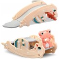 BABYLOVE 2 IN 1 DOLPHIN SLIDE WITH FROG ROCKING CHAIR YELLOW 28-66-5008-56Y