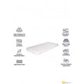 20 cm thick fiber mattress 200x200cm Breathable and comfortable Suitable for back pain